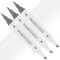 Artfinity Sketch Marker Sets - Set of 3 - Evening Primrose V9-0, Vibrant, Professional, Dye-Based Alcohol Markers for Artists, Drawing, Travel, & More